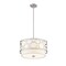 Z-Lite Kendall 3 Light Pendant, Brushed Nickel & White 197-17BN - alternate 7